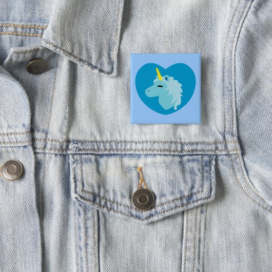Blue Unicorn Button (Beispiel)