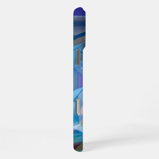 Blue Unicorn iPhone 16 pro max Fall Hülle (Rechte Seite)