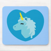 Blue Unicorn Mousepad (Vorne)