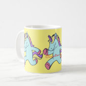 Blue Unicorn Running Thunder_Cove Kaffeetasse (Vorderseite Links)