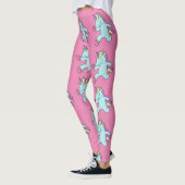 Blue Unicorn Running Thunder_Cove Leggings (Links)