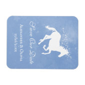 Blue Unicorn speichert das Datumsfenster Magnet (Horizontal)