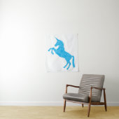 Blue Unicorn Wandteppich (Beispiel)