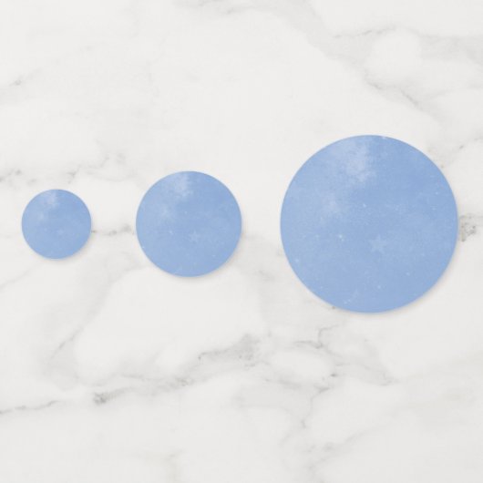 Blue Unicorn Wedding Table Confetti Konfetti (Rückseiten)