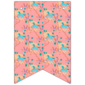 Blue Unicorn Wimpelkette (Erste Fahne)