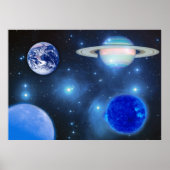 Blue Universe Poster (Vorne)