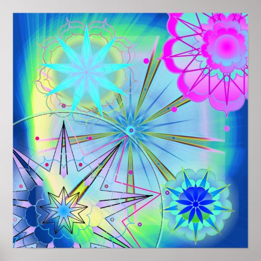 Blue Universe Poster (Vorne)