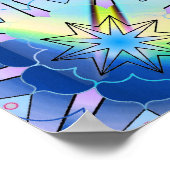 Blue Universe Poster (Ecke)