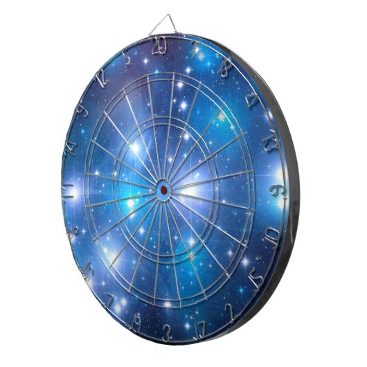 Blue Universe Stars + Ihre Ideen Dartscheibe (Vorderseite rechts)