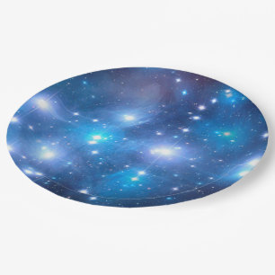 Blue Universe Stars + Ihre Ideen Pappteller