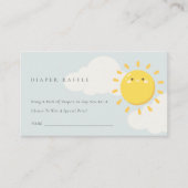 Blue Unsere kleine Sonnencreme-Windschutzscheibe R Begleitkarte (Vorderseite)