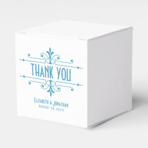 Blue v2 Extravagante Zierfavoriten Geschenkschachtel