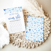 Blue Valentine wie alt war ihr Baby Duschspiel Einladung