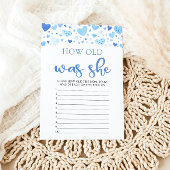 Blue Valentine wie alt war ihr Baby Duschspiel Einladung