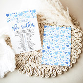 Blue Valentine würde eher ein Baby-Duschspiel Einladung