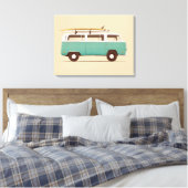 Blue Van | Florent Bodart Leinwanddruck (Insitu (Schlafzimmer))