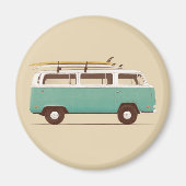 Blue Van | Florent Bodart Magnet (Vorne)