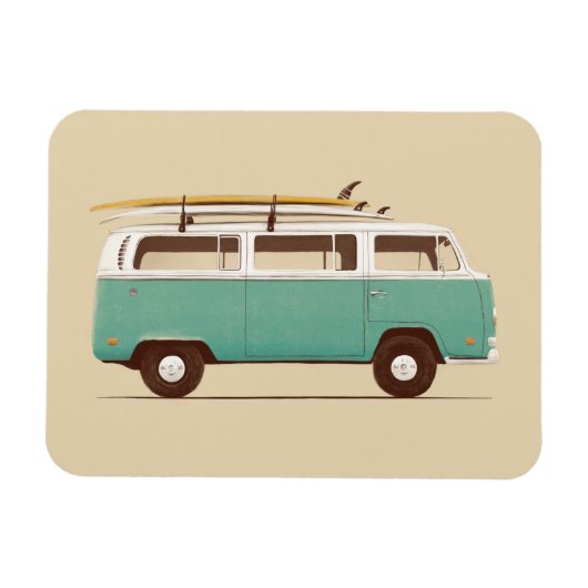 Blue Van | Florent Bodart Magnet (Horizontal)