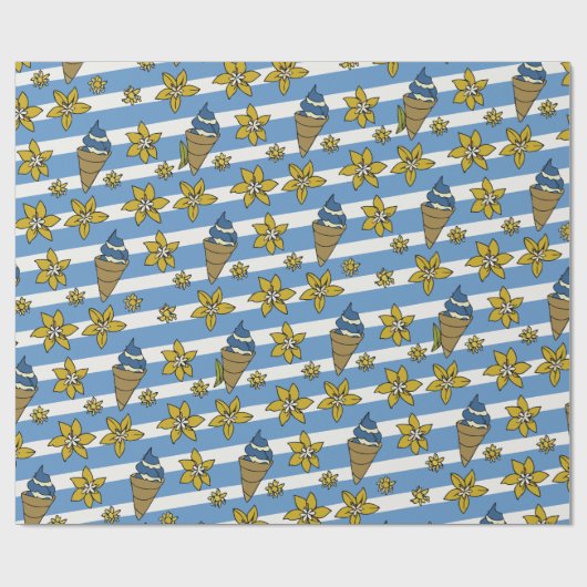 Blue Vanilla Club Geschenkpapier (Flach)