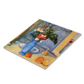 Blue Vase Blume, Paul Cezanne Fliese (Seite)