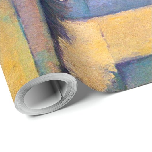 Blue Vase Blume, Paul Cezanne Geschenkpapier (Rolleneckpunkt)