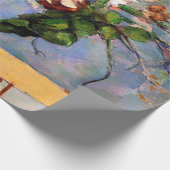 Blue Vase Blume, Paul Cezanne Geschenkpapier (Ecke)