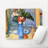 Blue Vase Blume, Paul Cezanne Mousepad (Mit Mouse)