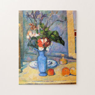 Blue Vase Blume, Paul Cezanne Puzzle