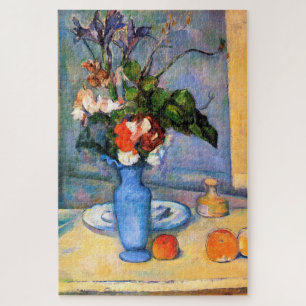 Blue Vase Blume, Paul Cezanne Puzzle