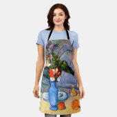 Blue Vase Blume, Paul Cezanne Schürze (Getragen)