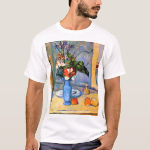 Blue Vase Blume, Paul Cezanne T-Shirt