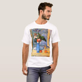 Blue Vase Blume, Paul Cezanne T-Shirt (Vorne ganz)