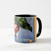 Blue Vase Blume, Paul Cezanne Tasse (VorderseiteRechts)