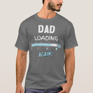 Blue Vater Loading 2023 Daddy Baby Boy Long Sl T-Shirt