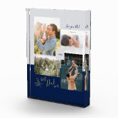 Blue Vater Tagesgeschenk Bester Vater je FotoColla Fotoblock (Rechts)