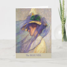 Blue Veil Edmund C Tarbell Poetic Impressionismus