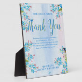 Blue vergiss-me-nots danke fotoplatte (Seite)