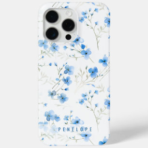 Blue Vergiss mich nicht personalisiert iPhone Fall Case-Mate iPhone Hülle