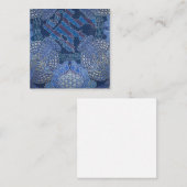 Blue Verziert Mosaic Art, Deutschland Mitteilungskarte (Vorne/Hinten)