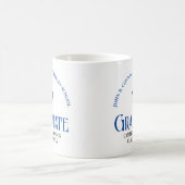 Blue Veterinary School Abschluss Custom Kaffeetasse (Mittel)