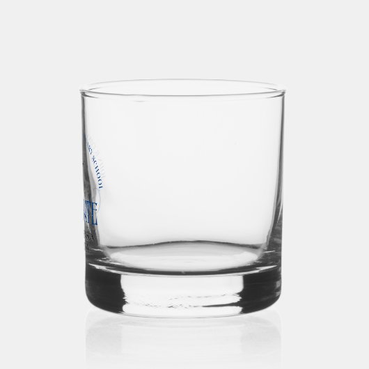 Blue Veterinary School Abschluss Custom Whiskyglas (Links)