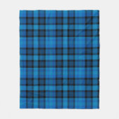 Blue Vichy Check Polar Fleece Blanket (Vorderseite)