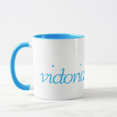Blue Victoria Tasse (Links)