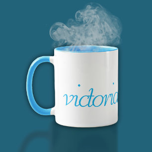 Blue Victoria Tasse
