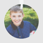 Blue Video Game Controller Kids Weihnachten Ornament (Rückseite)