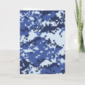 Blue Video Gamer 16. Geburtstagskarte Karte (Rückseite)