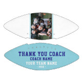 Blue Vielen Dank, dass Sie Teamname und Team-Foto Football (Paneele)