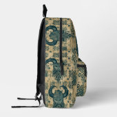 Blue Viking Head Bedruckter Rucksack (Links)