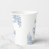 Blue Viktorianisch Garden Brautparty Tea Pappbecher (Links)