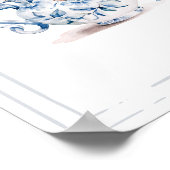 Blue Viktorianisch Garden Bridal Teatro Sociale Be Poster (Ecke)